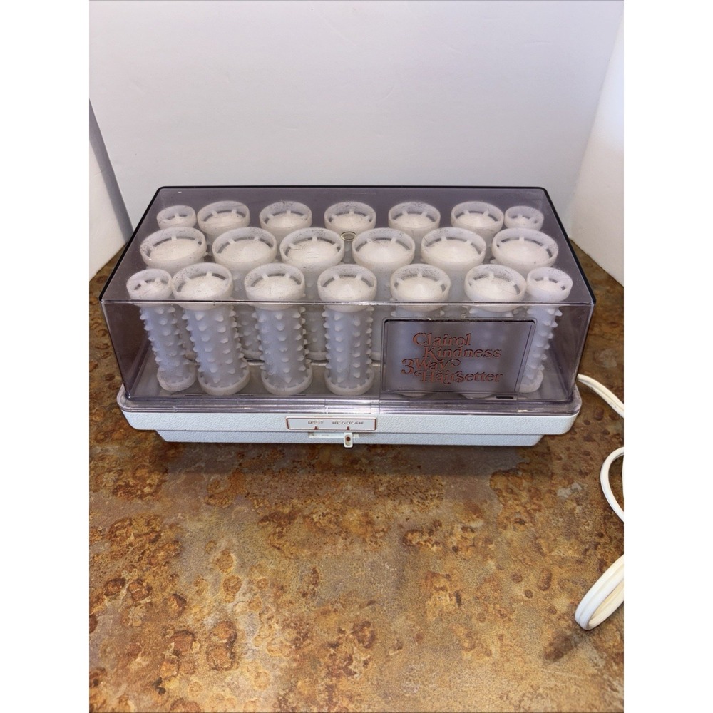 Clairol Kindness 3 Way Hairsetter Hot Rollers Model K-420 SZ Tested